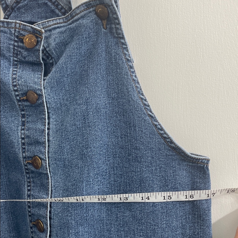 Blue Spice Denim Shirt with Gold Button - Picture 3 of 10